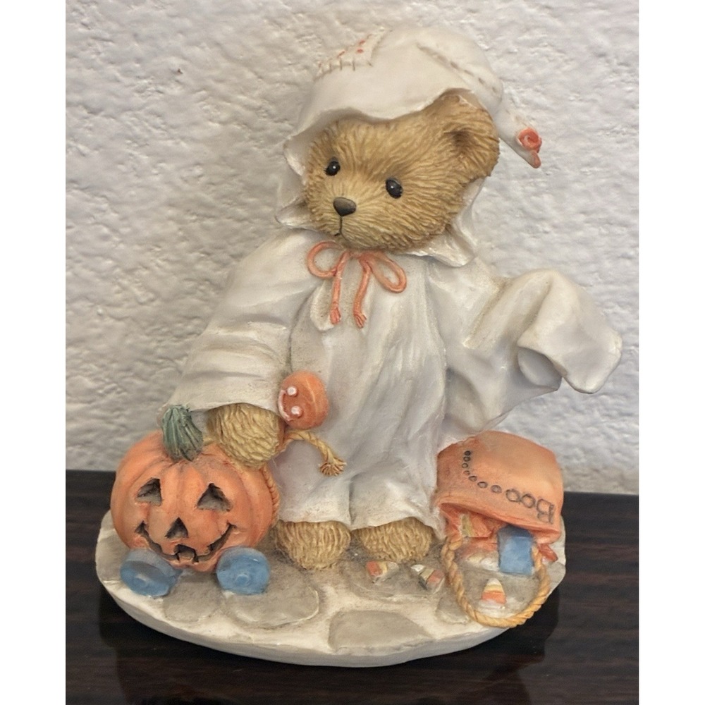 Cherished Teddies STACIE  You Lift My Spirit Halloween Ghost #617148 No Box